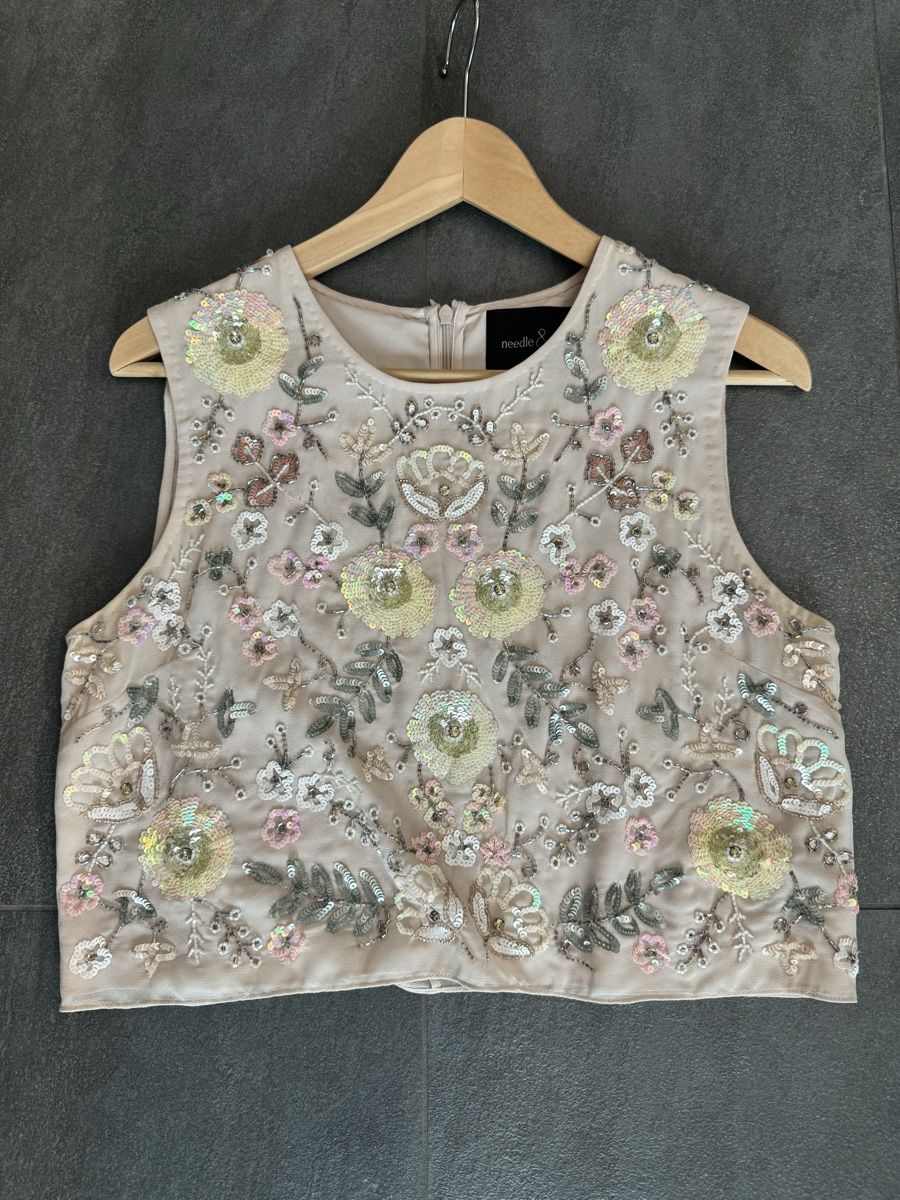 Top: Needle & Thread Pailletten-(Crop)Top – Usato da Wädenswil venduto da kir_7hdr