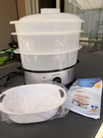 Kitchenware Dampfgarer 3-stöckig – inkl. Reisschale & Anleit