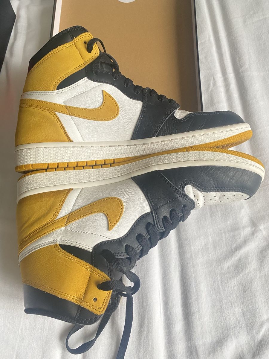 Jordan Scarpe da uomo: Air Jordan 1 Retro Yellow Ochre – Usato da Zürich venduto da micha_mm 2