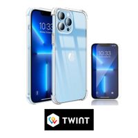 iPhone 15 Pro  Air Cushion Hardcase Hülle mit Panzerglas