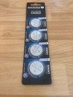 everActive 3V Lithium CR3032 Knopf Batterien 4 Stk. Neu