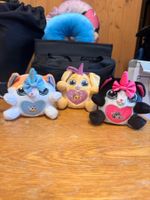 Plush Tiere mit Horn 3 Stck. neuwertig
