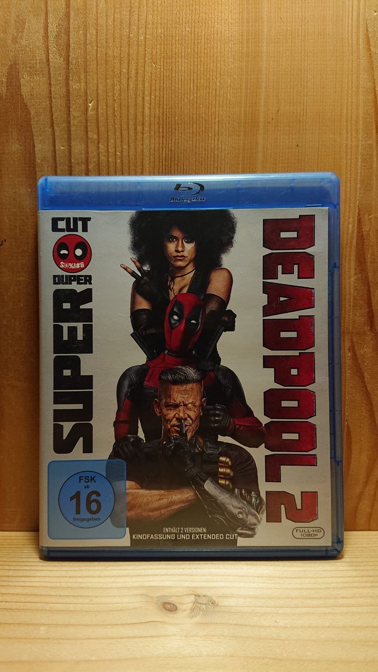 Alle DVDs: DEADPOOL 1 und 2 auf Blu-Ray mit Ryan Reynolds – Gebraucht aus Wilderswil von Exebub 3