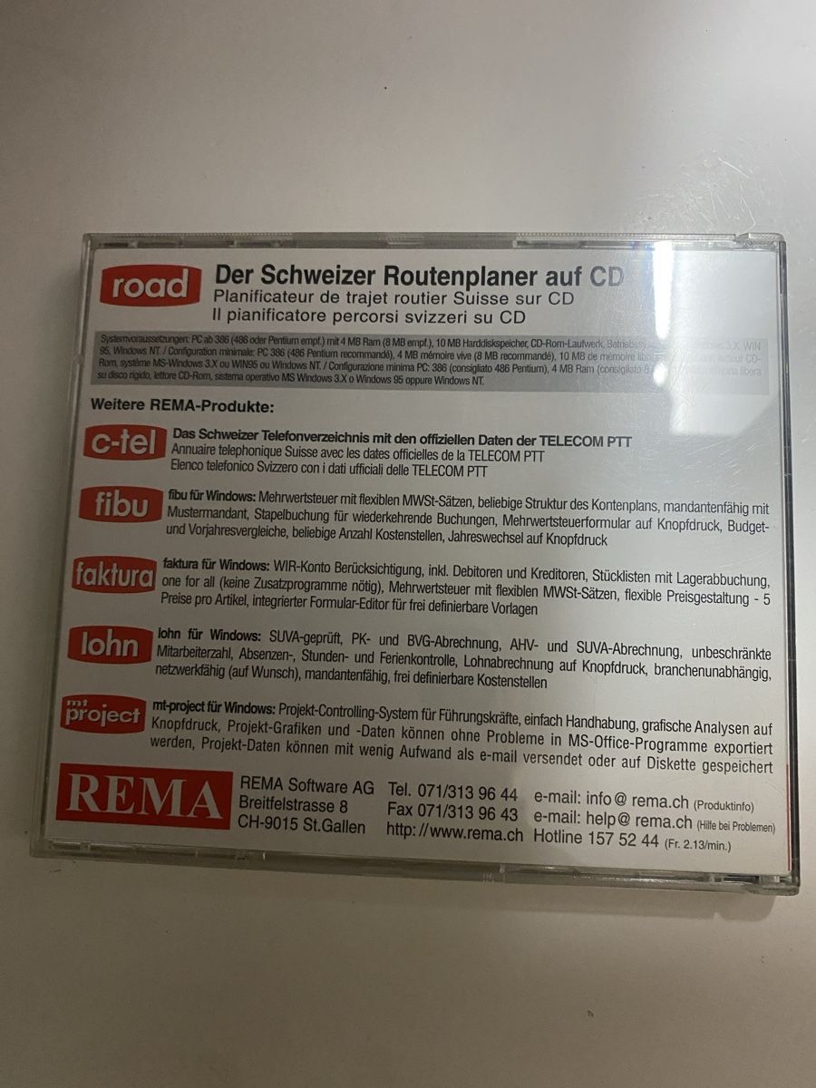 CD: ROAD - der schweizer Routenplaner – Usato da Leibstadt venduto da Shopcity 1