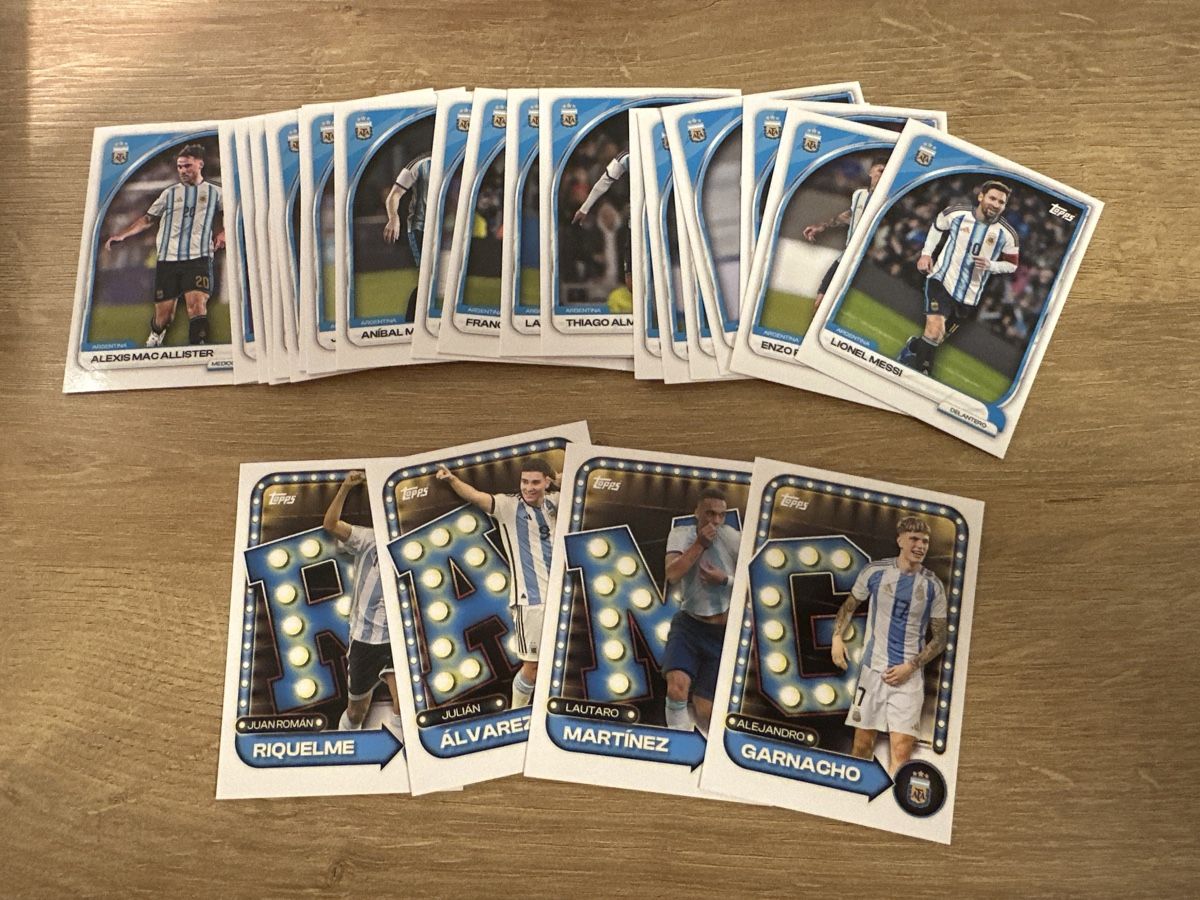 Topps Carte collezionabili: Topps Argentina Set Konvolut mit Messi – Usato da Bassersdorf venduto da Bryan-00