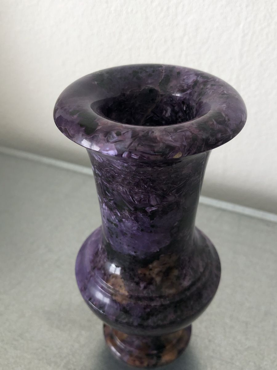 Edelsteine: Charoite Vase – Gebraucht aus Basel von Amechan. 6