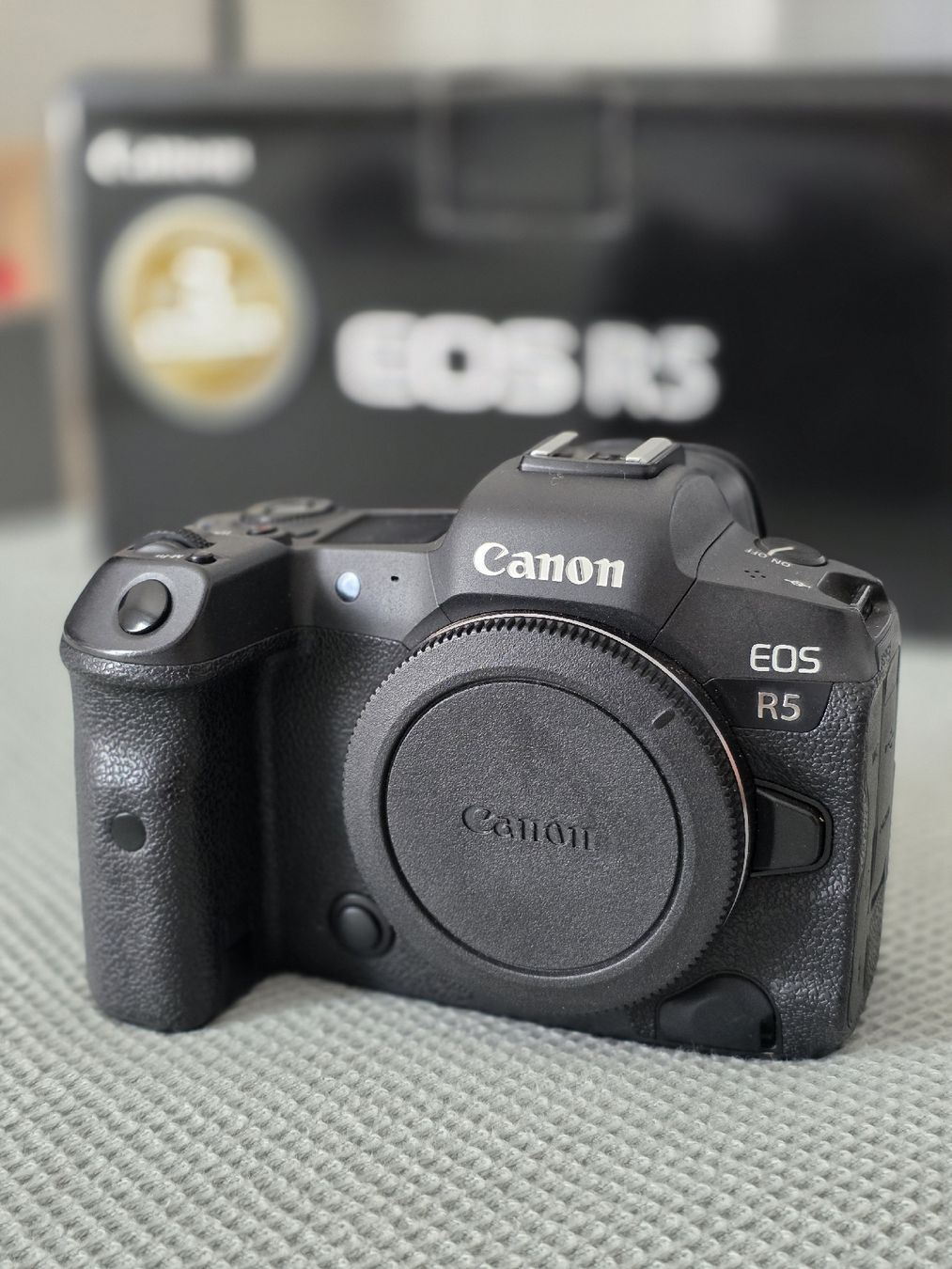 Canon Fotocamera: Canon R5 Body mit OVP, Akku Ladegerät – Usato da Buchs AG venduto da Fifi87