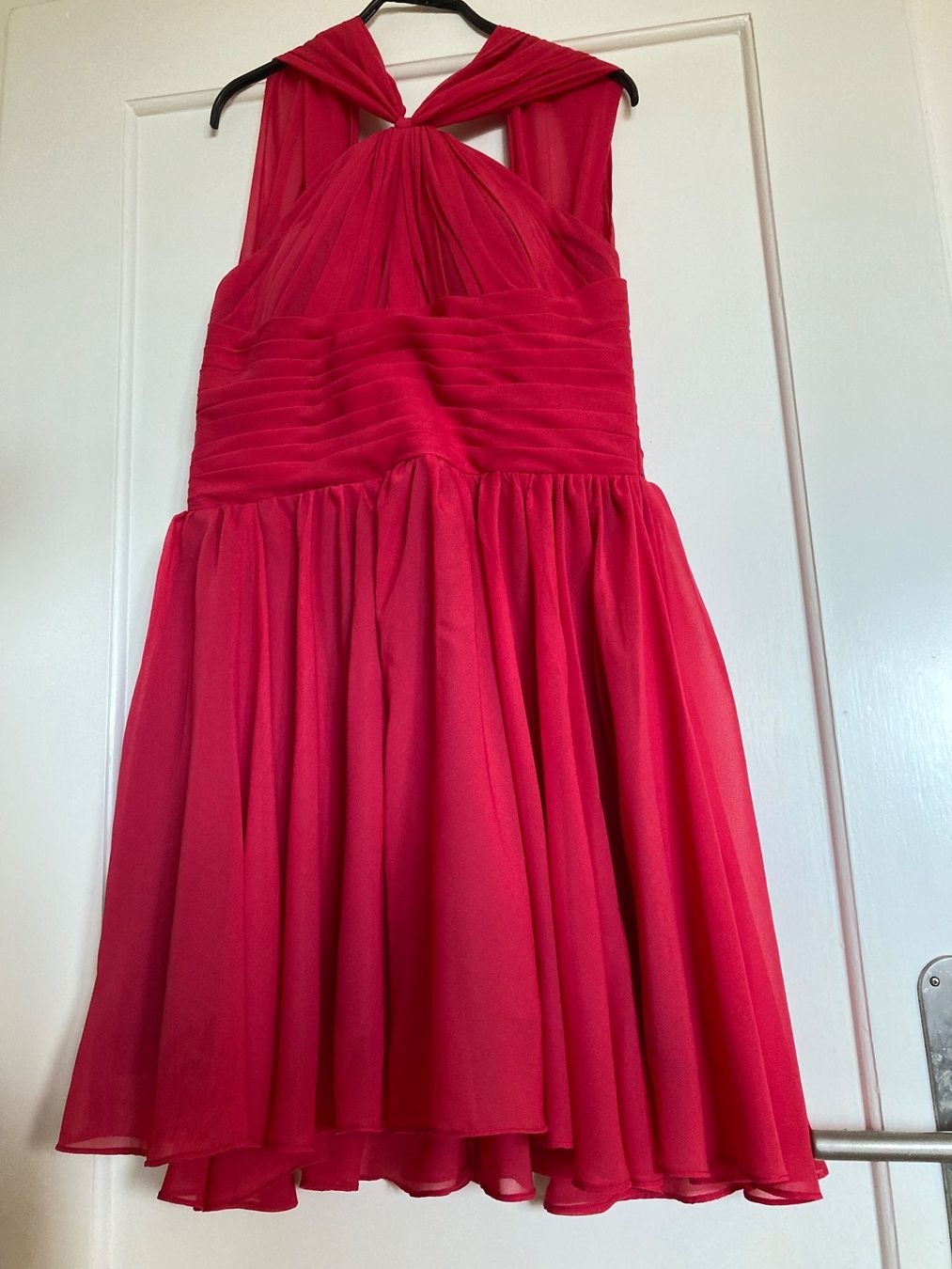 Vestiti: Vintage Rotes Cocktailkleid/Abendkled – Usato da Zürich venduto da onuba 3