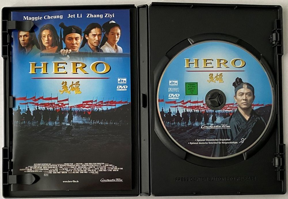Tutti i DVDs: Hero (Versandkostenfrei) – Usato da Flums venduto da Asquillo 2