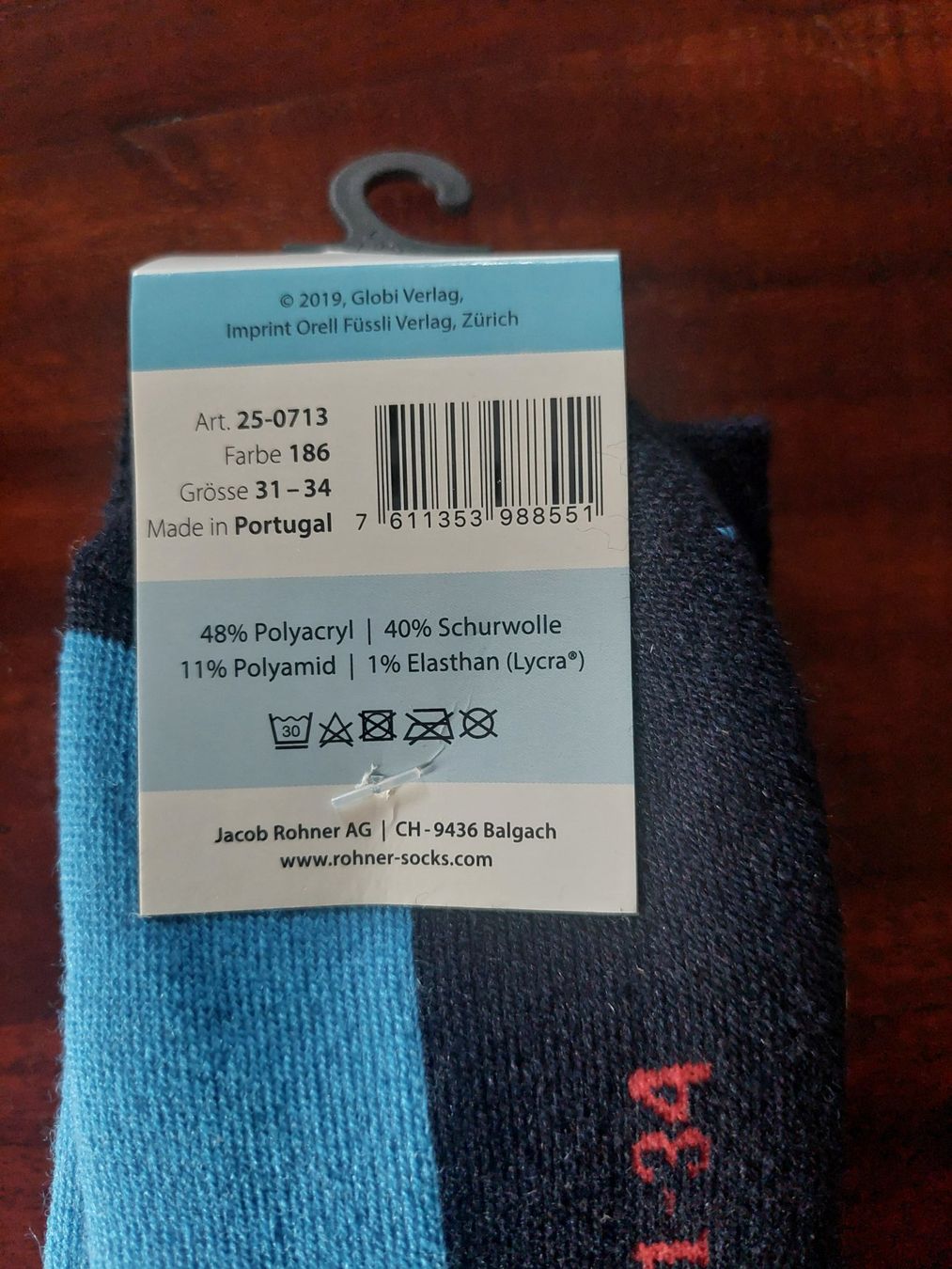 Rohner Chaussettes enfants: Globi Ski Socken 31-34 – Neuf avec emballage d'origine à Beckenried par Havacola 5
