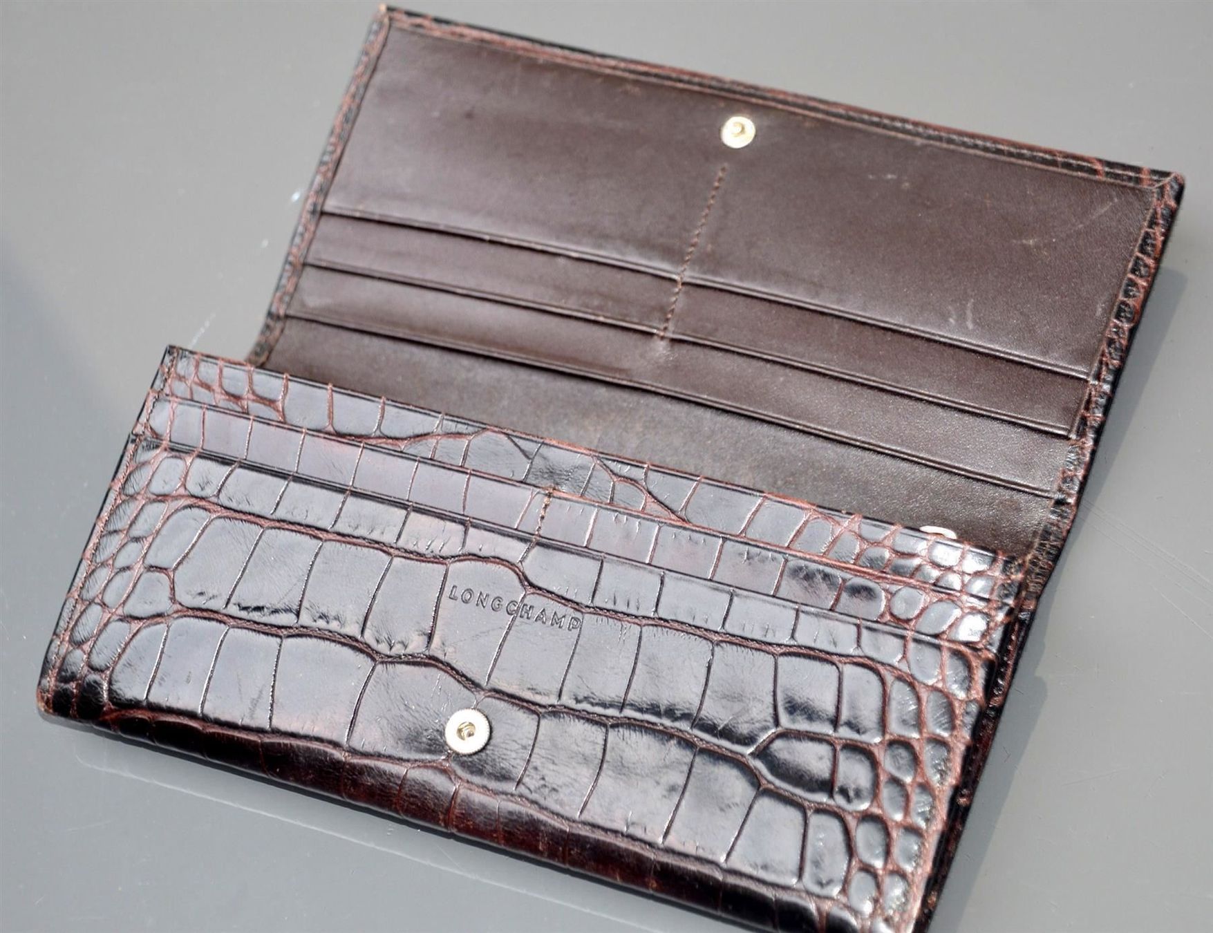 Longchamp Portamonete: Portefeuille Longchamp roseau – Usato da Collonges venduto da Auganien 6