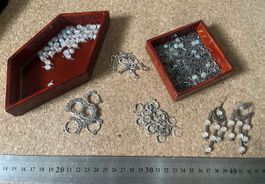 Schmuck Set synthetischer Mondstein DIY Ohrringe