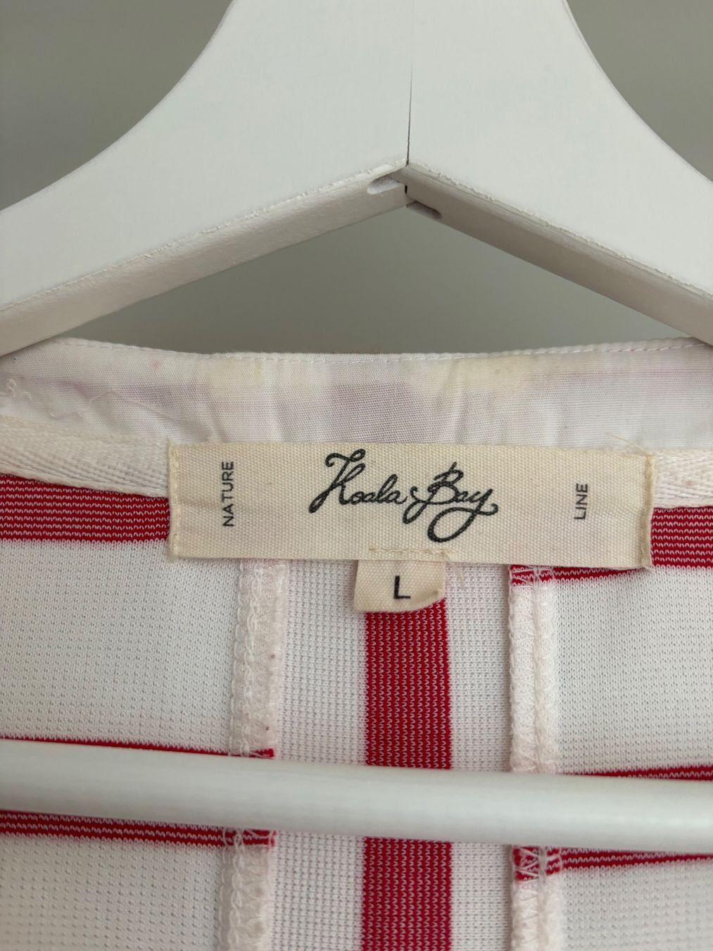 Koala Vestiti: Kleid gestreift rot weiss Grösse L – Usato da Zürich venduto da bruja01 1