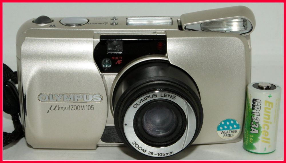 OLYMPUS μ mju ZOOM 105 und 1 frische Batterie Kaufen auf Ricardo