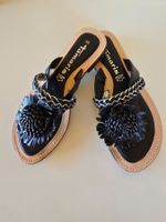 Tamaris Sandalen schwarz Leder Grösse 38