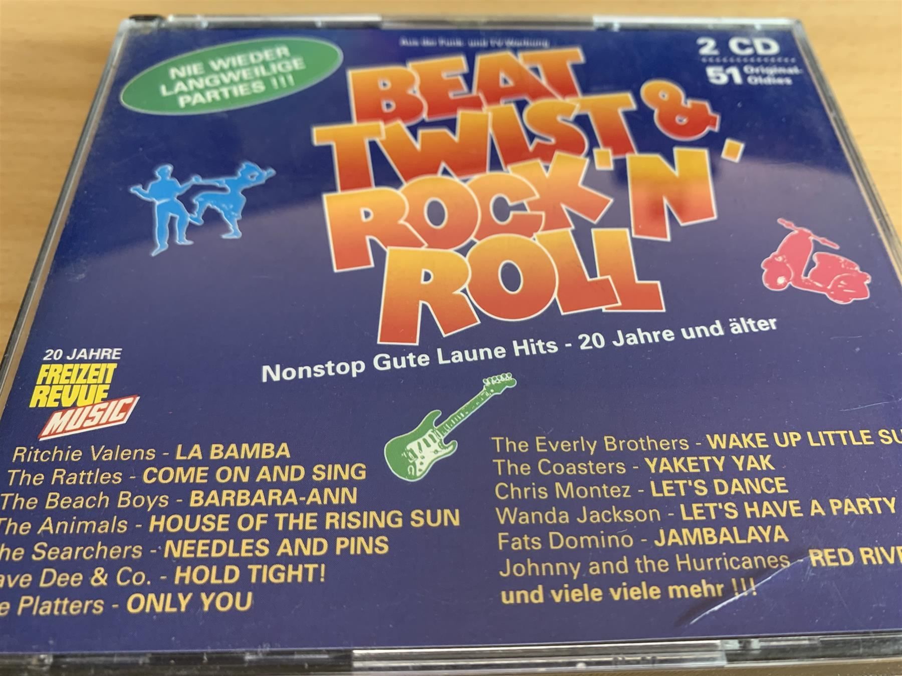CDs: Beat, Twist & Rock 'N' Roll - 2 CD – Gebraucht aus Rikon im Tösstal von Alpenmutz