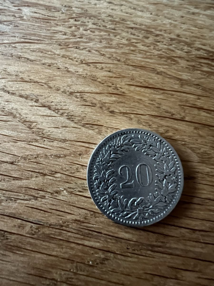 Tutti le monete: 20Räppler, 1893, gut erhalten – Usato da Schöftland venduto da mamajasima5