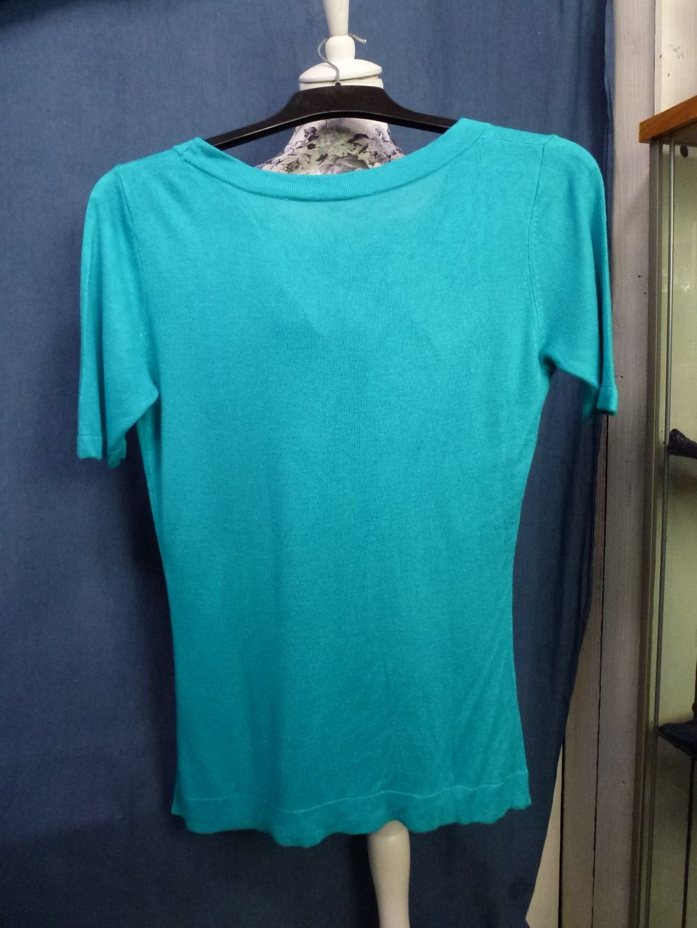Pulls & Sweat-shirts: STRICK PULLOVER KURZARM SOMMER TÜRKIS GR M VISCOSE GEMISCH – Neuf (Voir description) à Kreuzlingen par ang_7k8d 3