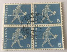 4 er Block Nr.355 mit Vollstempel Olten