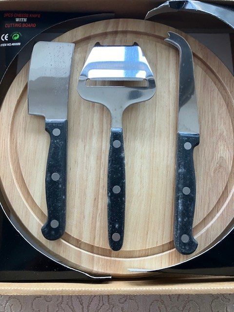 Coltelli: 3-teiliges neues käse-messer-set – Nuovo (secondo la descrizione) da Schwarzenberg LU venduto da kindler007 1