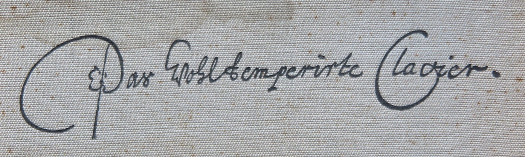 Libri: Das wohltemprirte Klavier von J.S.Bach – Usato da Bonaduz venduto da Mikebond 8