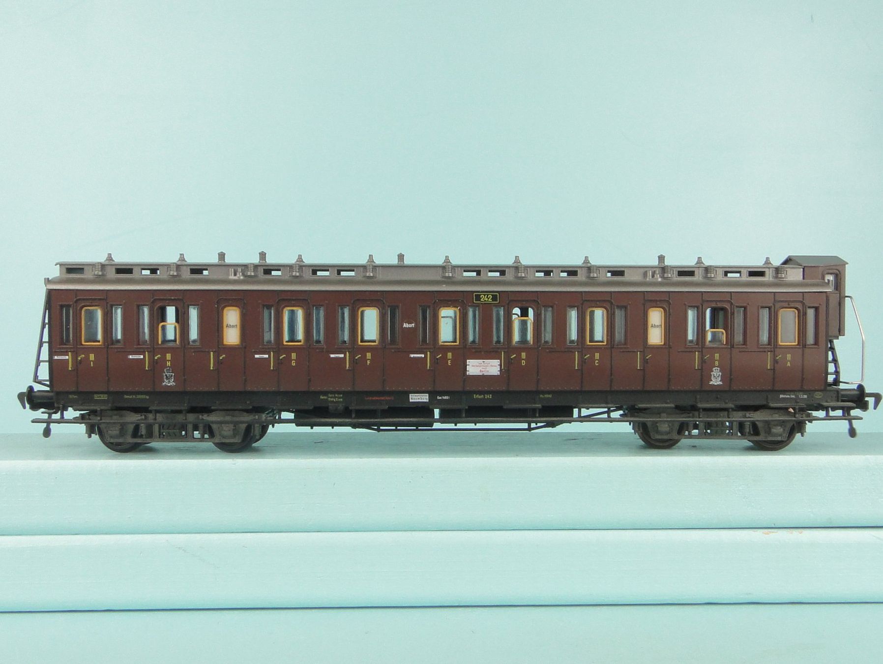 Fleischmann Modellini di ferrovie: Fleischmann Oldtimer Wagen 3 Kl. – Usato da Bülach venduto da cann11 4