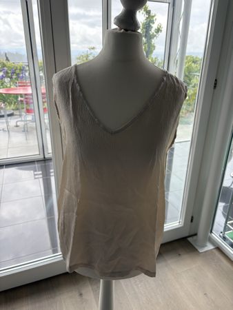 Fabiana Filippi Top Beige Gr. XS/40 Sommerlich leicht