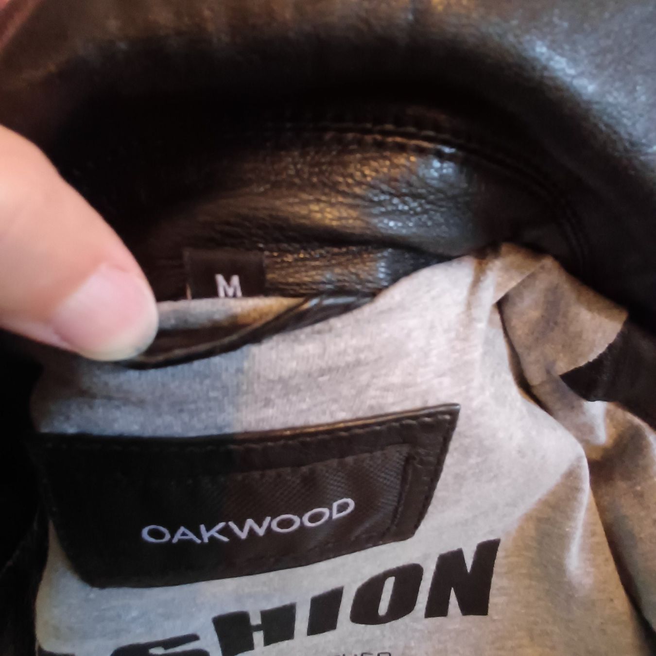 Giacche: Neue Oakwood Lederjacke, schwarz, Gr. M – Nuovo (secondo la descrizione) da Bern venduto da alunginchen 4