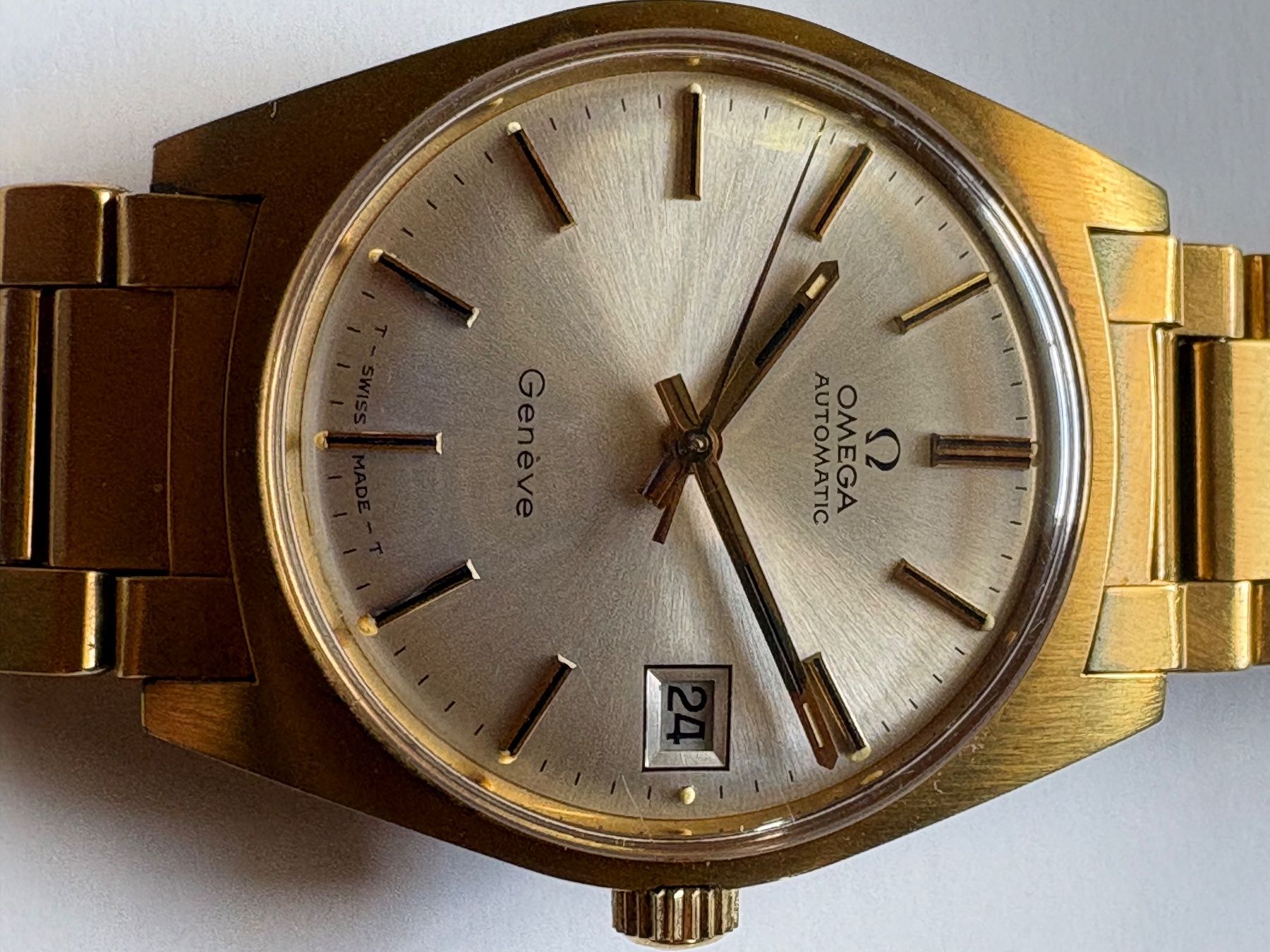 Omega Orologi: OMEGA "Geneve" Herr Autom./Datum Plaqué – Usato da Gonten venduto da luegemol 7