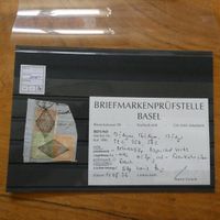STRUBEL 22c 25B 26c auf Briefabsch. m. Befund EINWANDFREI