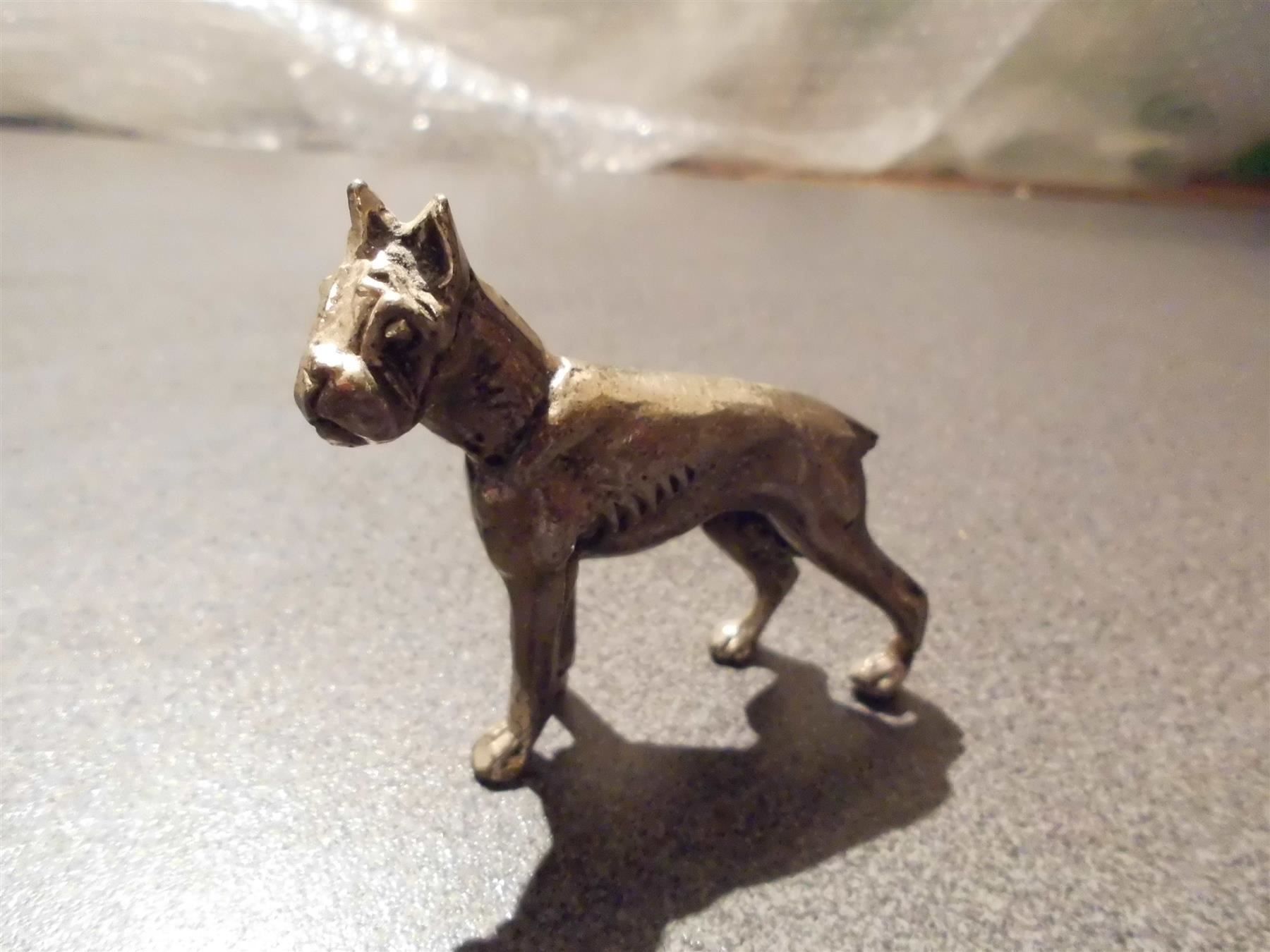 Statuette: Hund, Metall, schwer – Usato da Zürich venduto da abraxas1291