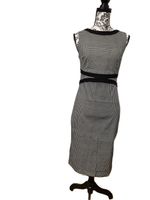 Elegantes schwarz-weisses Sommerkleid Gr. 40
