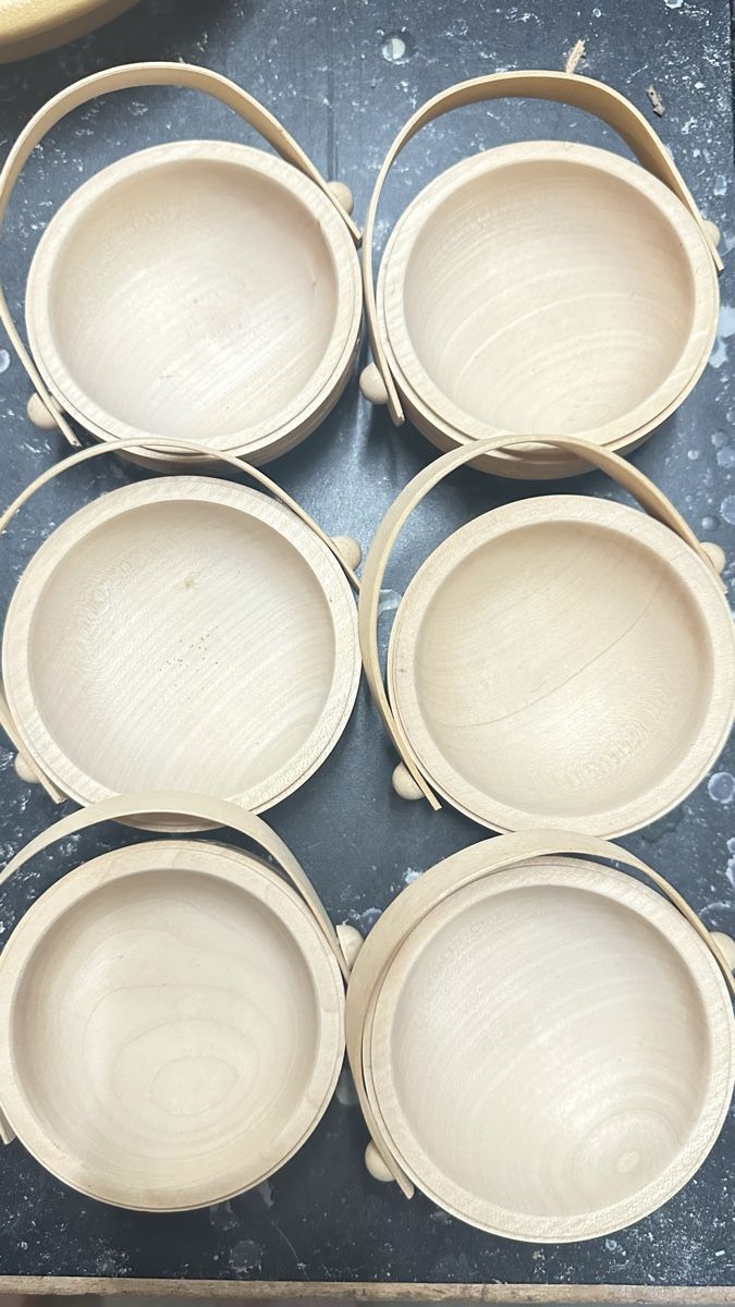 Schalen: 6x Holzschalen mit Griff, neu! – Neu (gemäss Beschreibung) aus Mörschwil von sam_man 1