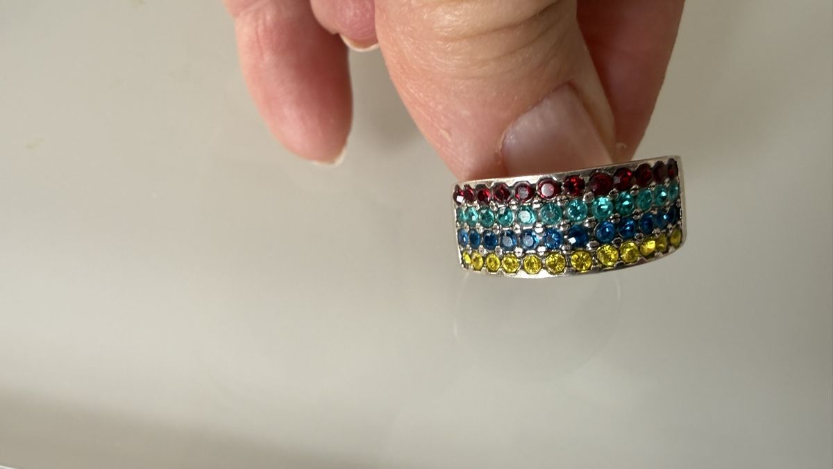 Ringe: Multicolor Ring, Silber 925,  Grösse 58 – Neu und originalverpackt aus Ebikon von Leonidas2 4