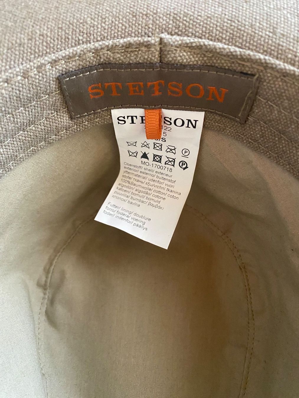 Stetson Copricapi, berretti & cappellini: Hut STETSON Gr.55/S 100% Baumwolle – Usato da Bösingen venduto da Trigusik 8