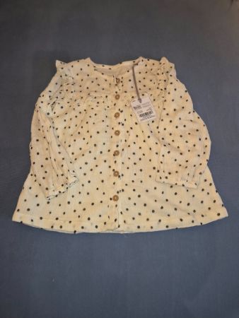 Herzige Bluse aus Muselin Stoff.Neu Grösse 18-24 Monate.,