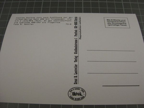 Cartoline postali: AK Ottikon-Gossau Bahnhof mit Zug – Nuovo (secondo la descrizione) da Malters venduto da Marosko 1