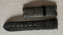 🟡 BREQUET  Leder Uhren Armband Original ca. 18 x 16 mm