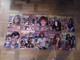 10 x BRAVO MAGAZINE JAHR 1979/80 OHNE POSTER!!!