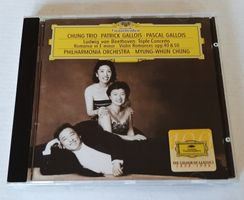 CHUNG TRIO Beethoven Triple Concerto Near Mint CD Gallois