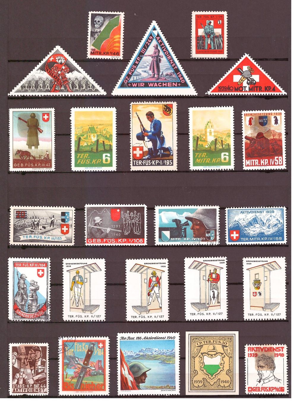Tutti i francobolli: SOLDATENMARKEN – Usato da Dübendorf venduto da Piero2 7