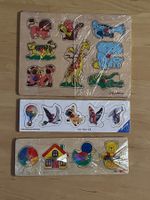 Holzspiel 11: 3 Holzsteckpuzzles (auch einzeln zu kaufen)