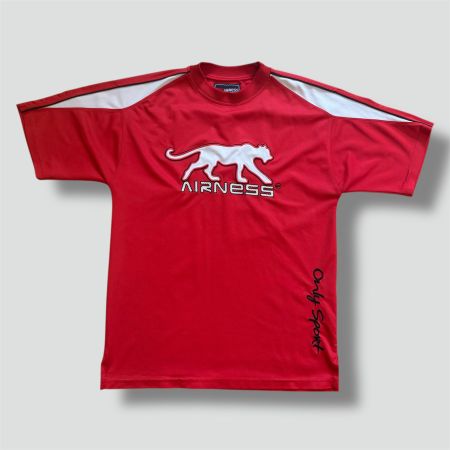 Airness vintage sportswear red t-shirt (Puma Nike Stone Isl)