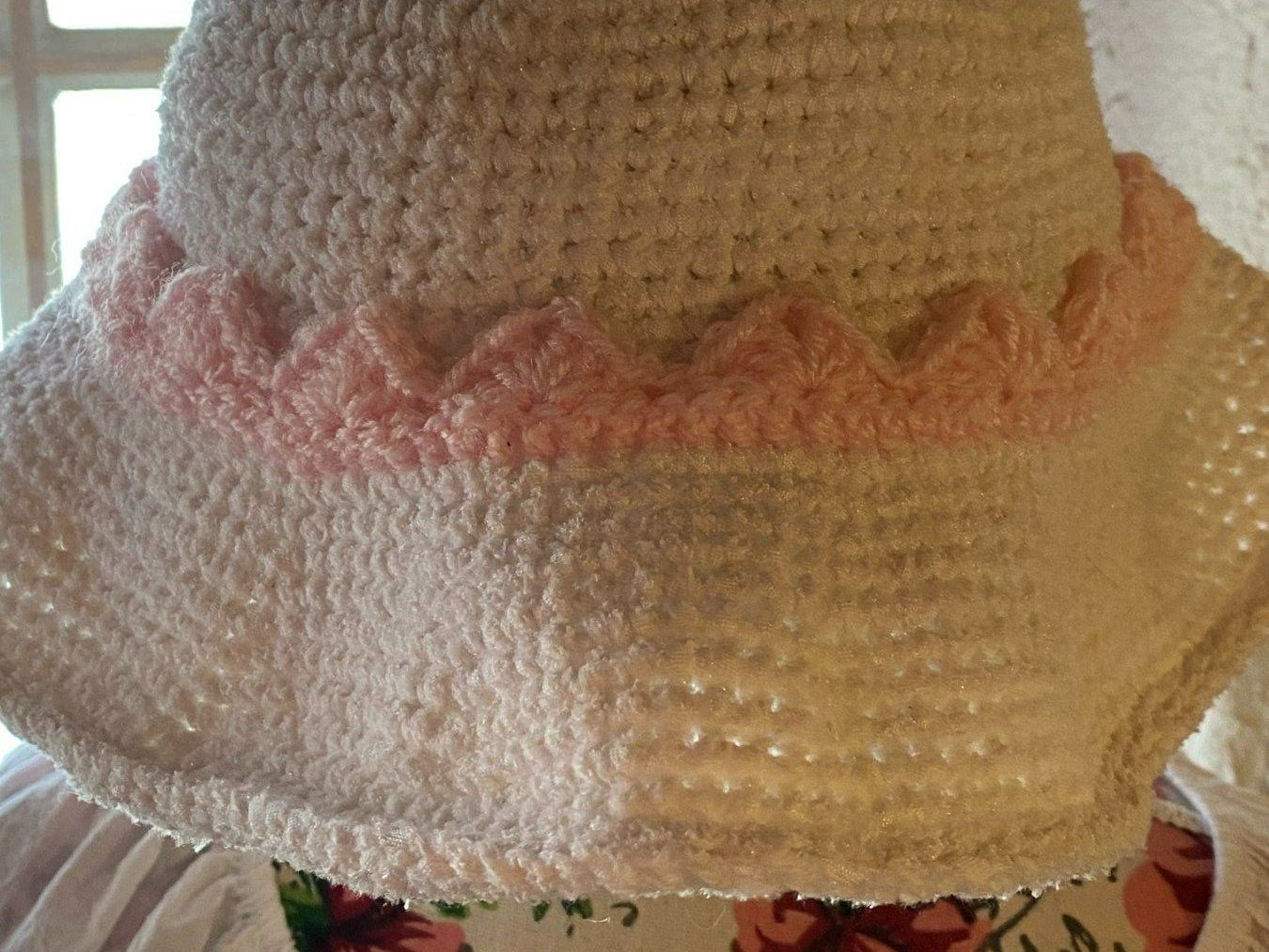 Copricapi, berretti & cappellini: DAMEN SOMMER HUT WEISS-ROSA – Nuovo e nell'imballaggio originale da Meienried venduto da ManuelaBoutique 5