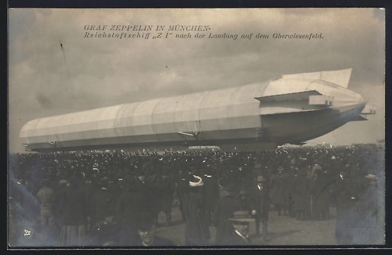 Bilder & Poster: Graf Zeppelin in München, Reichsluftsch – Gebraucht aus Berlin von bartko-reher