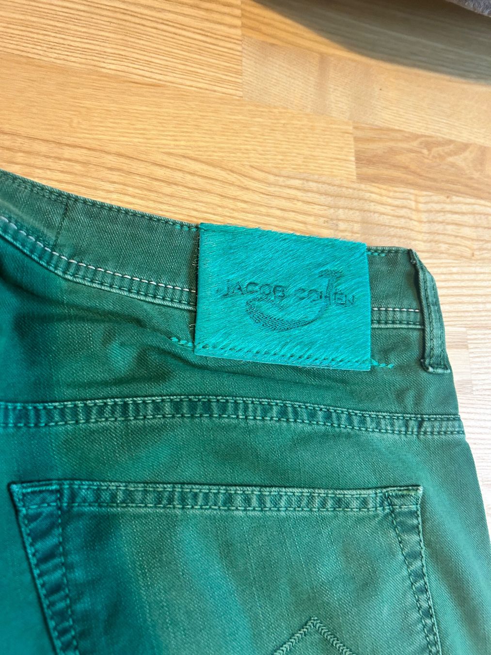 Jeans: Jacob Cohen Jeans Hose grün - Gr 35 – Neu (gemäss Beschreibung) aus Brüttisellen von ThommyK 4