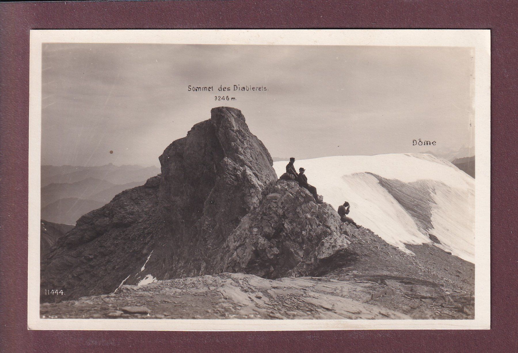 Cartes postales: SOMMET DES DIABLERETS - Animation – D'occasion à Pully par nicecards