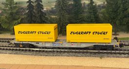 Märklin 94426 Containertragwagen "Zugkraft Stucki"