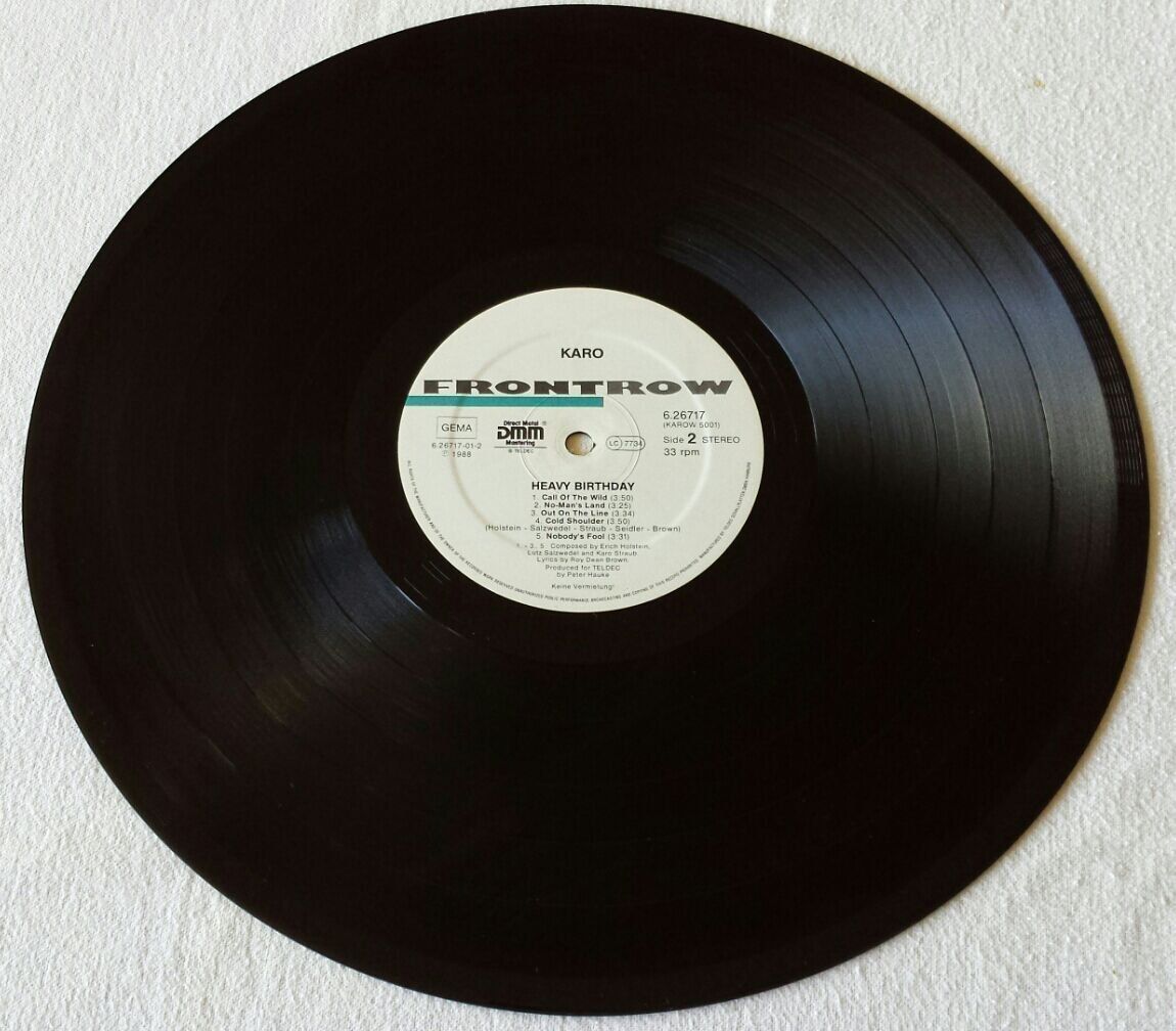 Schallplatten: Karo - First Press - LP - 1988 - First Press - OIS - Teldec – Gebraucht aus Uster von Zardodel 3