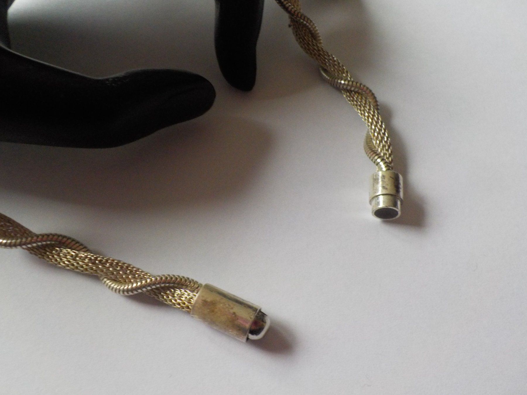 Catenine: Modeschmuck, Halskette, versilbert (2) – Nuovo (secondo la descrizione) da Muri b. Bern venduto da Silberqualle 1
